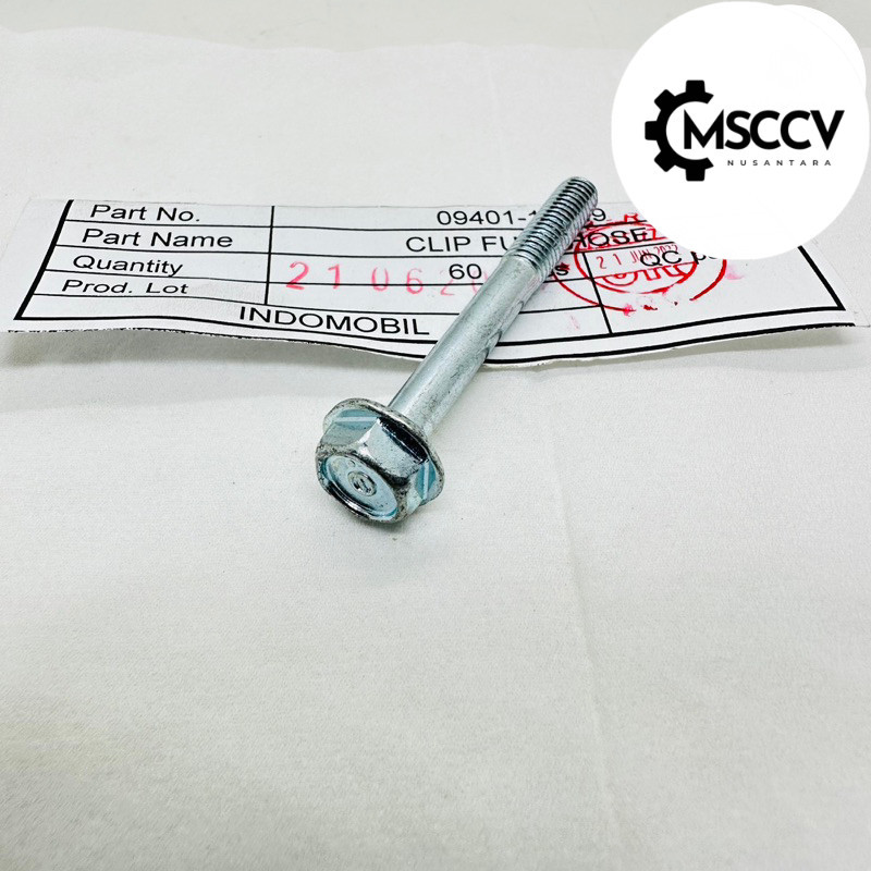 BAUT 10 PANJANG 5CM FLANGE ORIGINAL HONDA M6X50