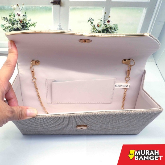 tas selempang wanita simple elegan CLUTCH PESTA WANITA IMPORT TAS KONDANGAN SELEMPANG GLITTER PREMIU