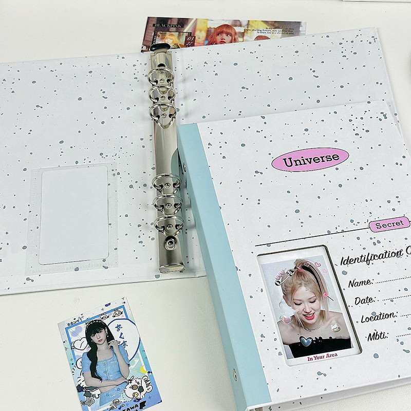 A5 Photo Album Kpop Binder Photocards Holder Kpop Binder Photocards Holder Idol Picture Card Album B