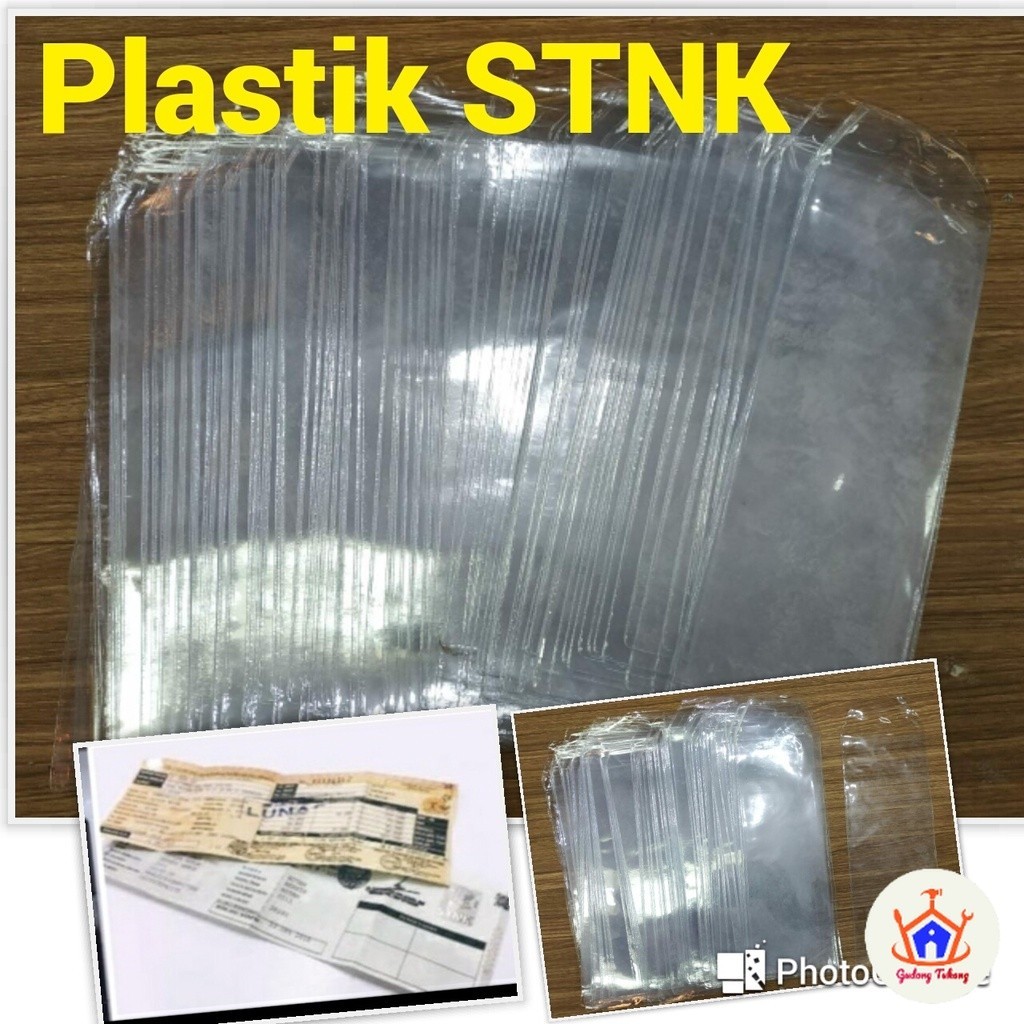 Gudang Tukang Plastik STNK KTP Cover Pelindung Dokumen Motor Mobil Tebal Transparan Waterproof Anti 