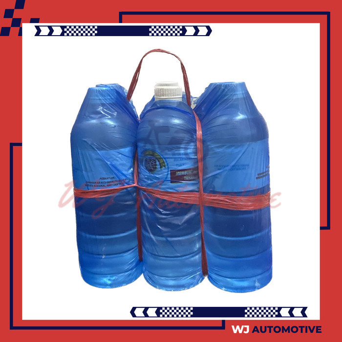 Air Accu Motor Mobil Putih Bening 1 Liter Air Aqua 1Liter Aki /1 botol