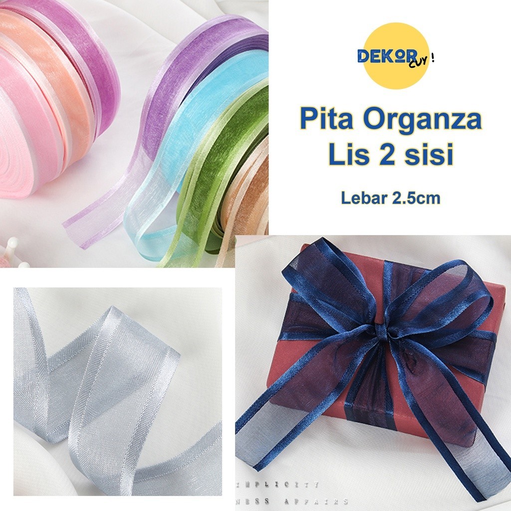 

PITA ORGANZA LIS DUA SISI PITA KADO PITA BUKET PITA BUNGA