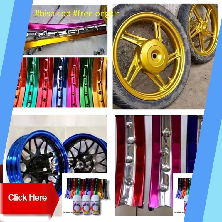

(OLES) 12,5 ML CANDY PAINT COD Cat Pelapis Logam Chrome Almunium Besi Kaca Plastik Instan 12.5ML