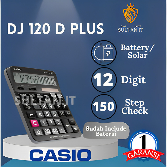 

Kalkulator Casio DJ 120 D Plus CHECK CORRECT