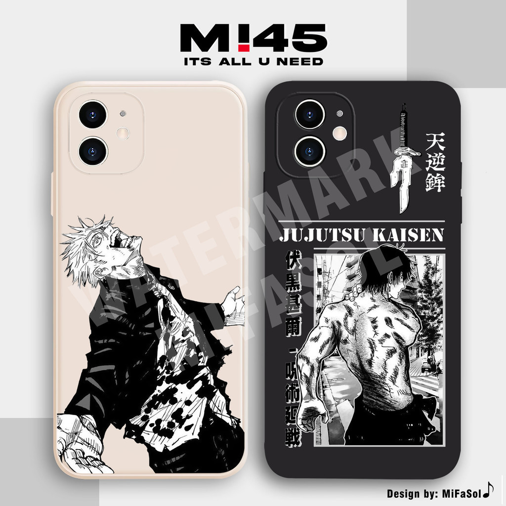 Jujutsu Kaisen Case Redmi 9C 12C 10 9A 10C Note10 9T Note8 Note9 Note11 MF401 Smartphone Casing Terb