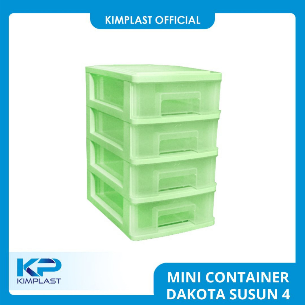 Mini Container Dakota Susun 4/ Rak Mini Susun 4/ Rak Mini Serbaguna/ Rak Makeup Mini/ Rak Estetik
