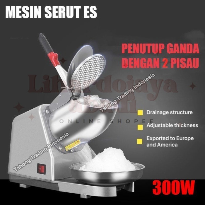 Ice Smashing Machine Mesin Serut Es Batu Penghalus Es Listrik