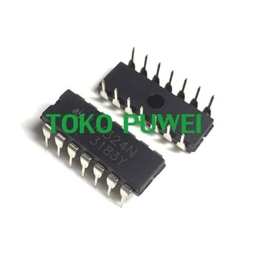Lm324 Lm324N 324 Low Power Quad Op-amp Dip-14 IC AK61 Original Quality