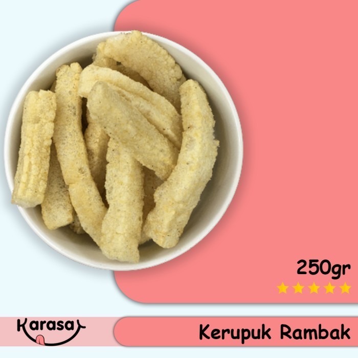 

KERUPUK RAMBAK ASIN 250gr