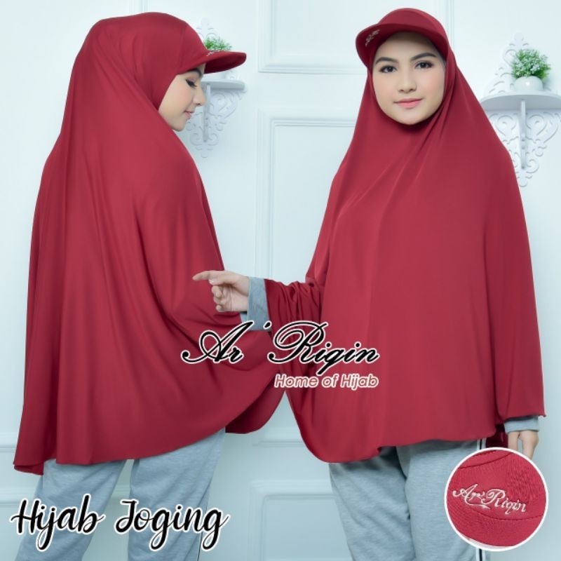 Hijab Olga sporty topi JUMBO/Ori Arriqin Hijab/Hijab topi syar i/HIJAB NUTUP DADA