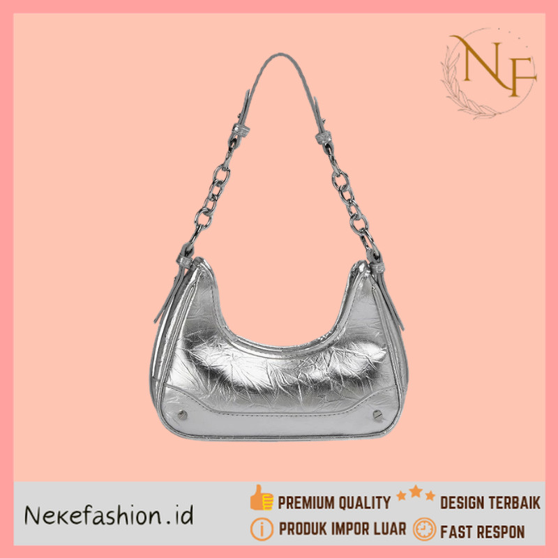 NEKE FASHION Premium Kualitas - Tas Bahu Wanita Tas Selempang Kulit Tas Slingbag Wanita Tas Wanita K
