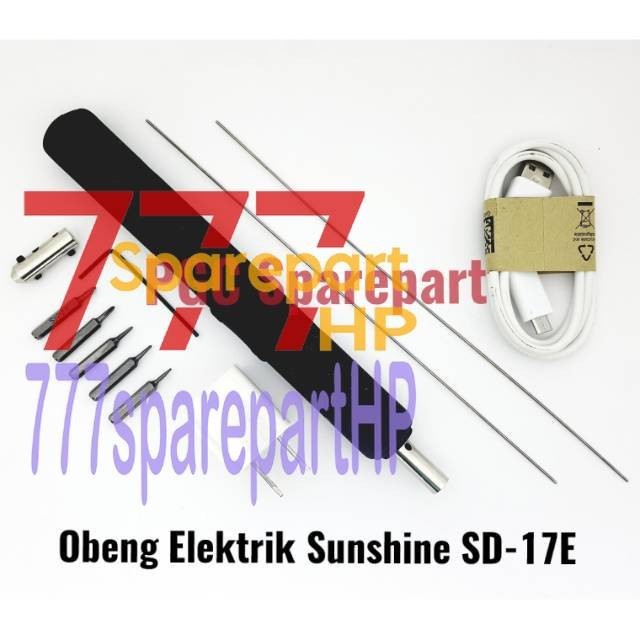 Obeng Elektrik & Pembersih Lem Loca Sunshine SD-17E - Listrik Electric Screwdriver & Remove Glue - 7