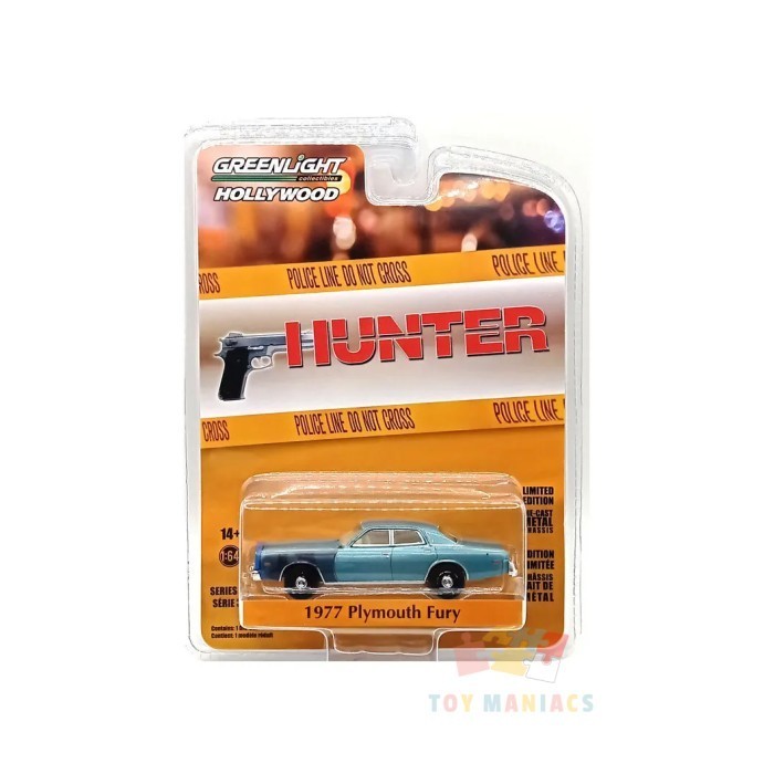Greenlight 44960-B Plymouth Fury Hunter Blue Metallic - Hollywood 36 CH27