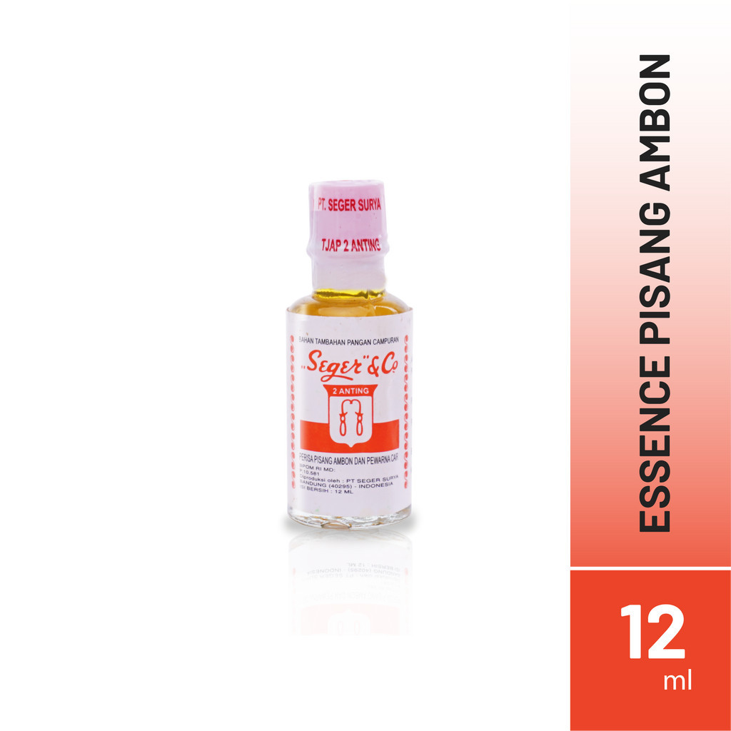 

Seger & Co Pisang Essence Pasta Perisa Makanan 12ml 12 Pcs Food Flavors Bahan Tambahan pangan