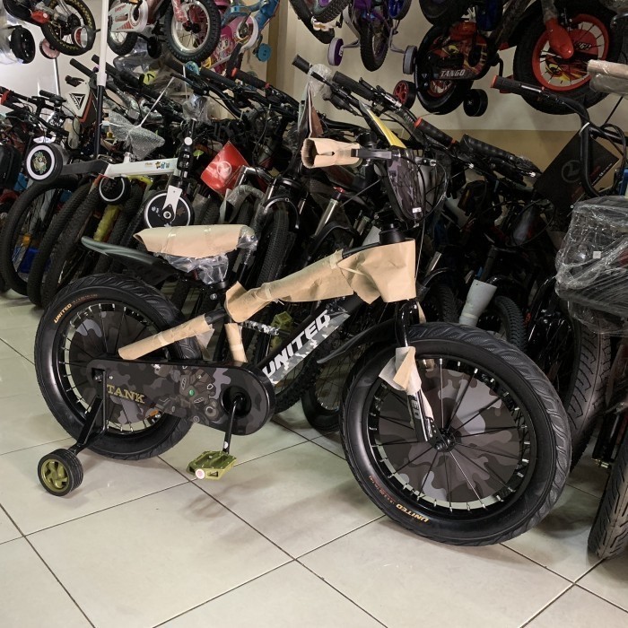 HOT PROMO Sepeda Anak Laki 18 Inch United Tank 6 - 9 Tahun Discbrake