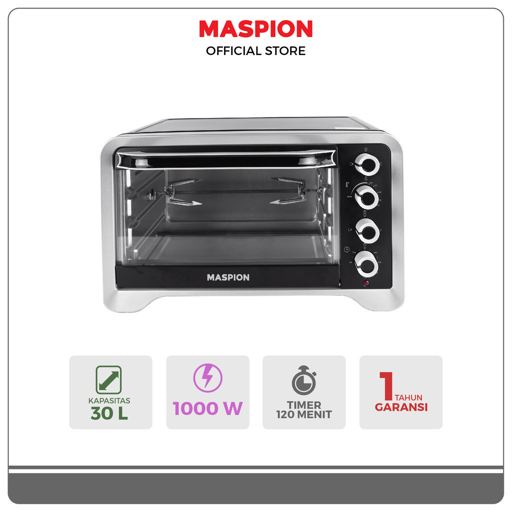 Maspion Oven Toaster Tungku Pemanggang 30 Liter MOT-3001 BS