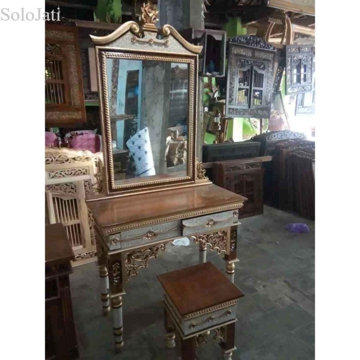 

Meja Rias Tolet Kayu Jati Ukir Sinta murah