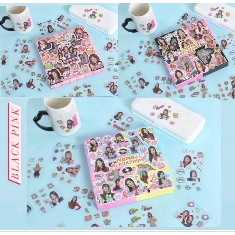 

Sticker Kpop Blackpink Bts Stiker K-Pop Korea Isi 100 Pcs