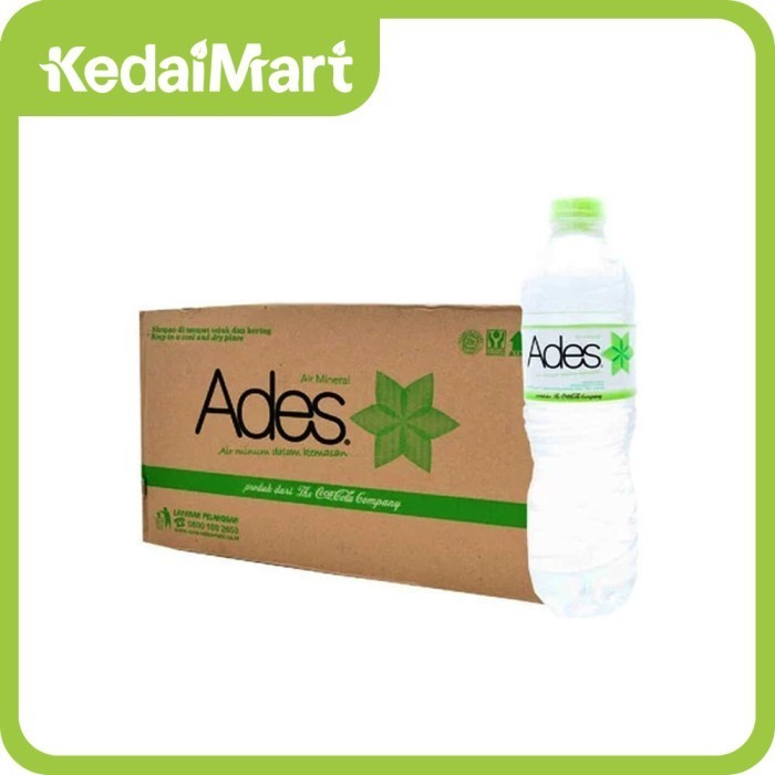 

Ades Air Mineral 600 ml 1 Dus isi 24