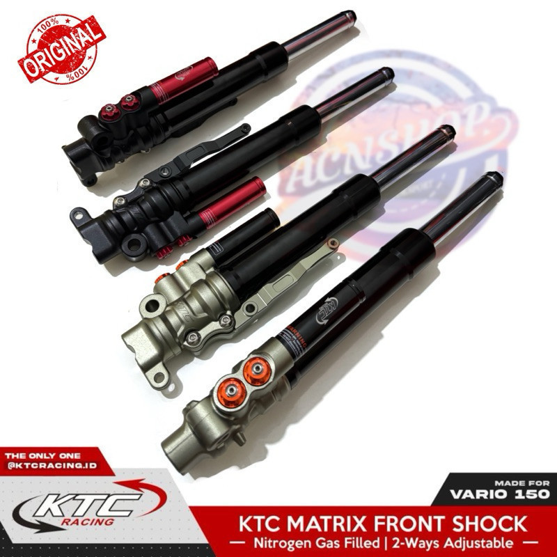 Tabung Shock Depan KTC Racing Vario Beat Fi Scoopy Vario 125 Vario 150 Shock Genio KTC MATRIX
