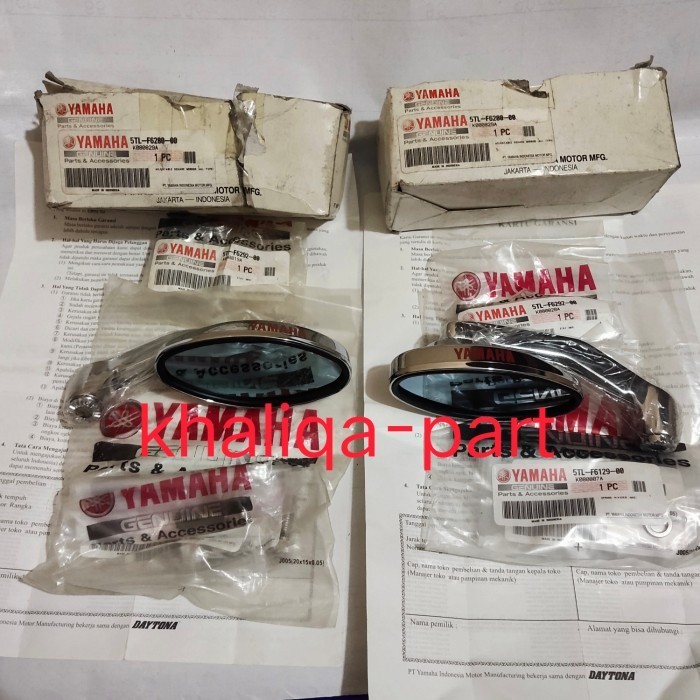 Spion Oval Spion Original Yamaha Daytona Universal Nos 5Tl Kode Hv297