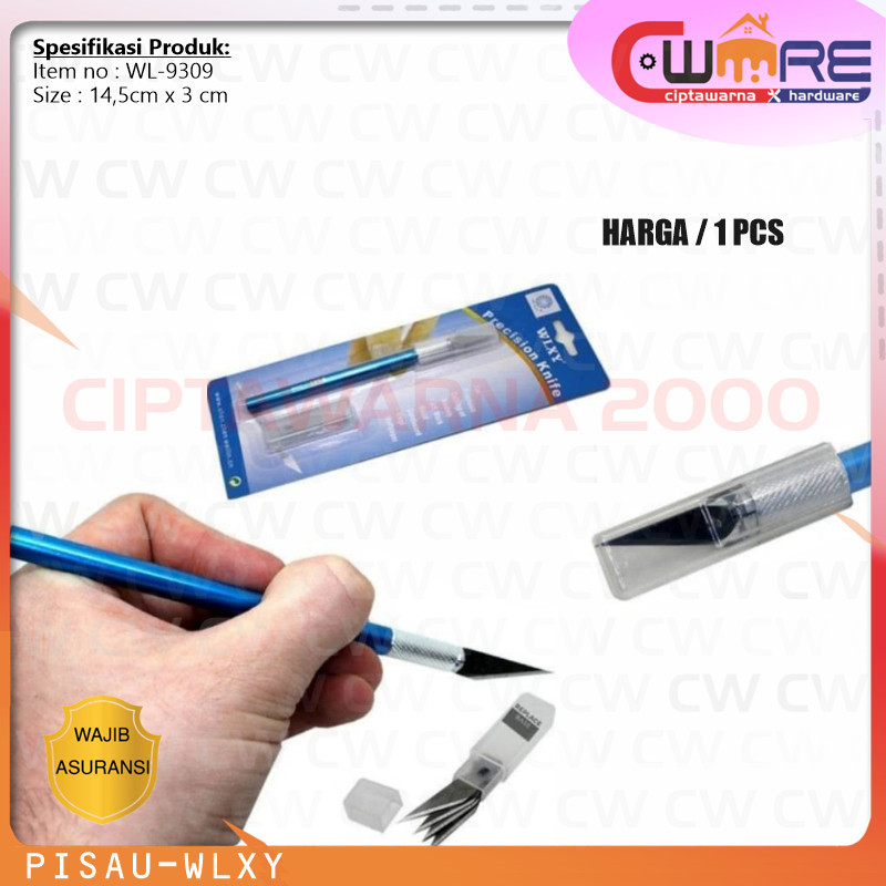 

WLXY WL-9309 Pisau Ukir Hobby Tatah IC Knife Art Pin Strip - CwHL