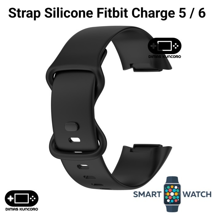 Strap Silicone Fitbit Charge 5 / 6 silikon tali rubber smartwatch - Tosca L
