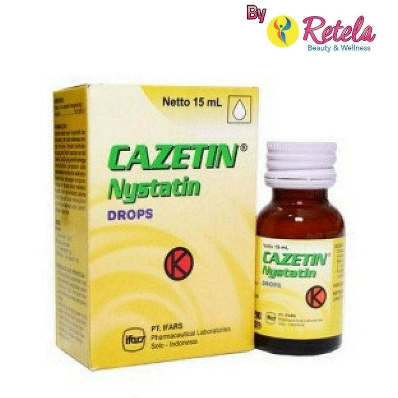 CAZETIN DROPS 15ML/ NYSTATIN/ CANDIDIASIS/ SARIAWAN