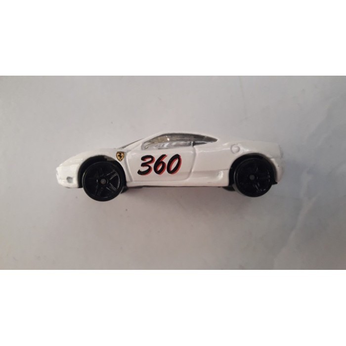 ASSORTED DIECAST LOOSE : HOTWHEELS - FERRARI 360 MODENA PUTIH -KA67