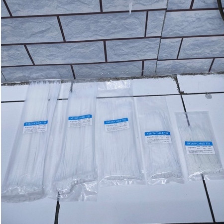 

[DARU] Cable Ties Kabel Ties Kabel Tis 10cm 15cm 20cm 25cm PUTIH Isi 100 pcs