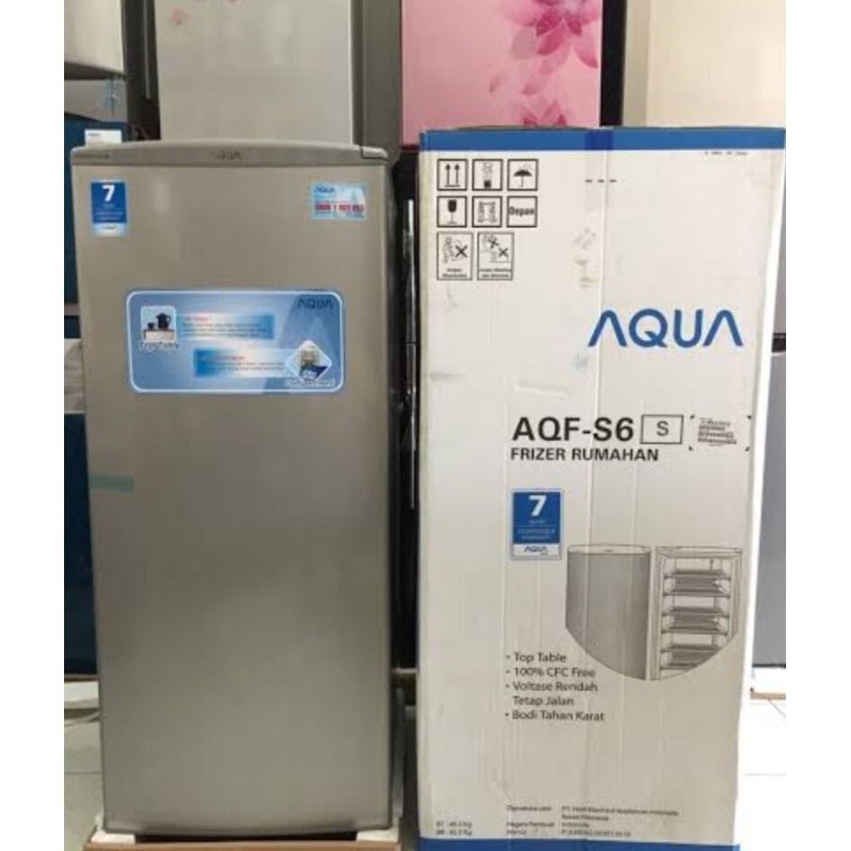 KULKAS AQUA FREEZER 6 RAK AQF-S6