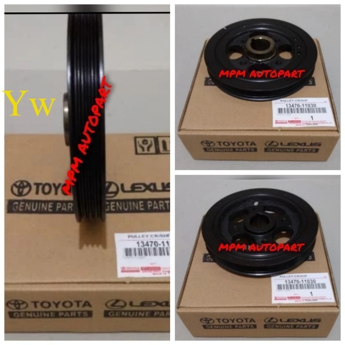 pully kruk as starlet 1300cc ep80 pulley crankshaft starlet 1300 1.3