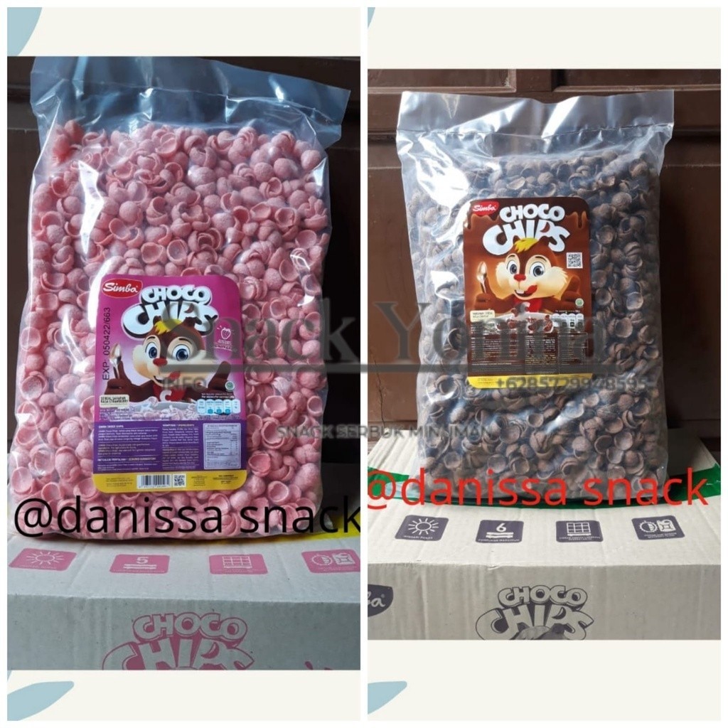 

CHOCO CHIPS/CHOCO CRUNCH/COCO SIMBA BULKY 950 gr/1 KG ( exp. 10.2024 )Gratis Ongkir & COD