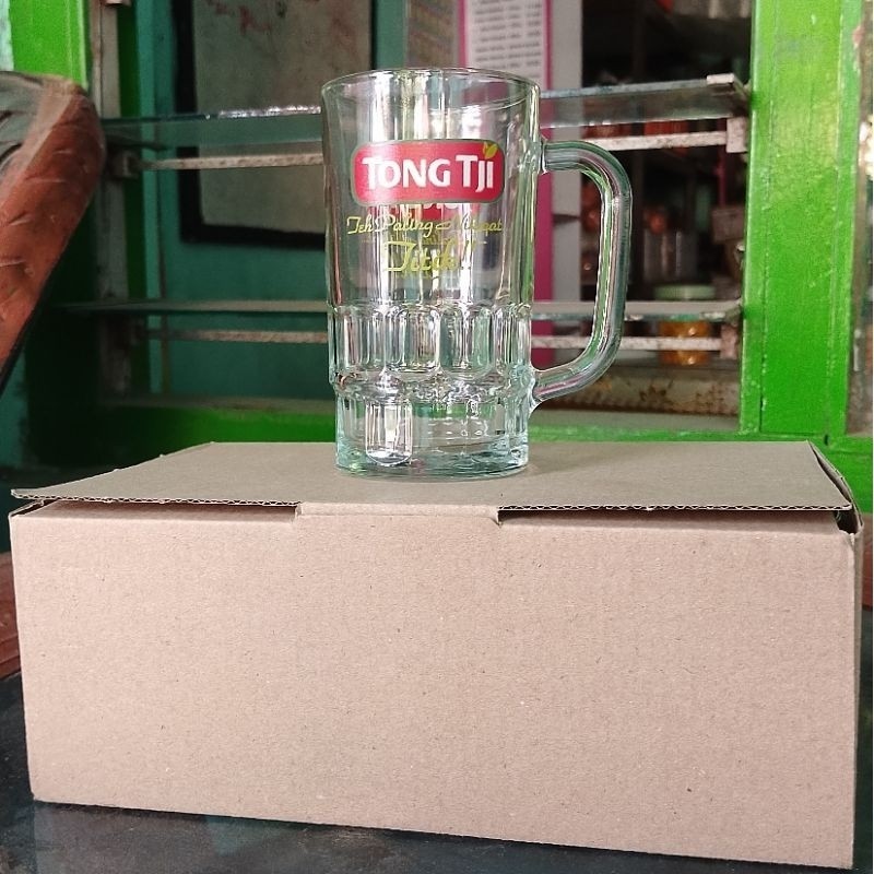 Gelas Besar Teh tong tji /Poci Gelas angkringan