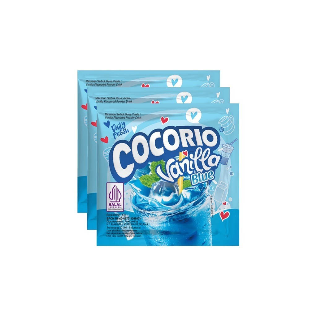 

COCORIO VANILLA BLUE Kemasan Sachet M93