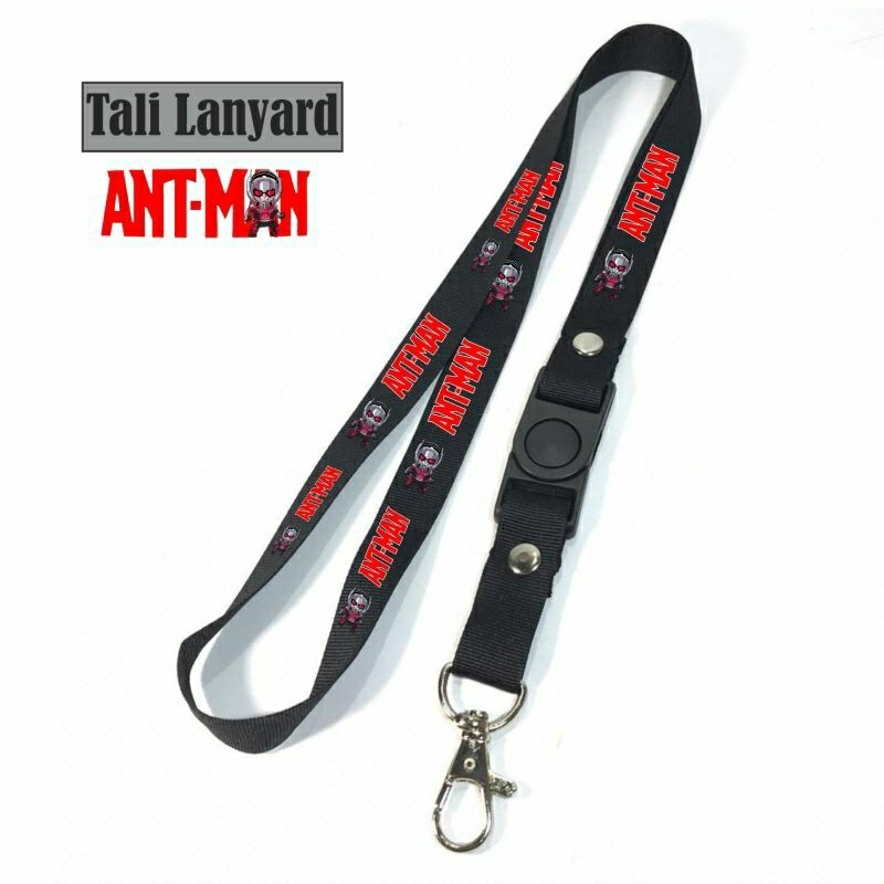 

lanyard ANT-MAN / tali lanyard film marvel studio gantungan kunci name tag id card / pods / brand lokal