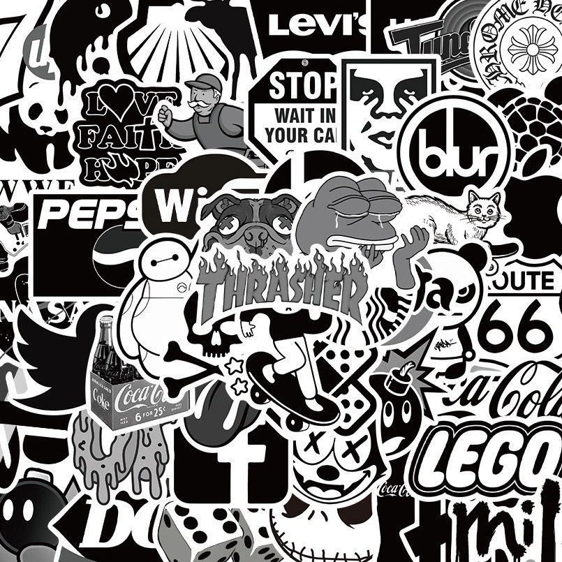 

PROMO25pcs Stiker Penanda1 Stiker Aneka Desain Warna Hitamputih Anti Air Untuk Dekorasi Buku Catatannotebook hello.nuza