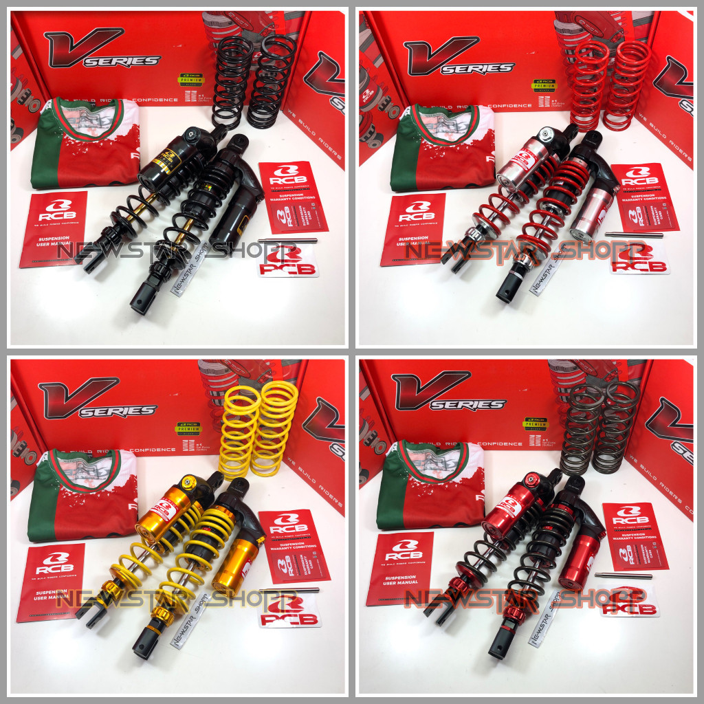 Discon 70% Shockbreaker Shock Skok Sok Belakang Tabung RCB V VD Series 360mm 350mm Xmax 250 / 300 PC