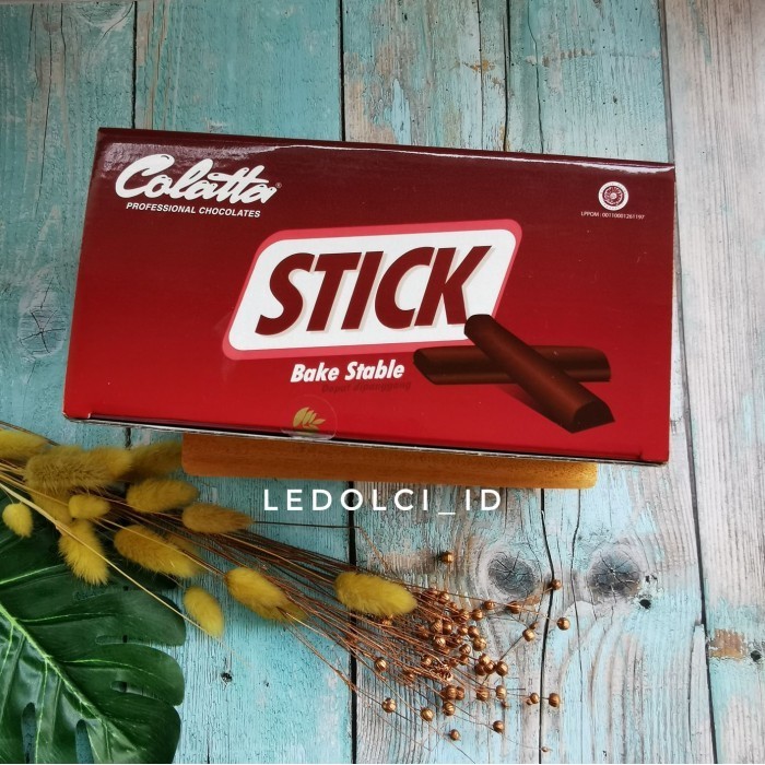 

COLATTA BAKE STABLE CHOCOLATE STICK COKLAT STIK REPACK 500 GRAM