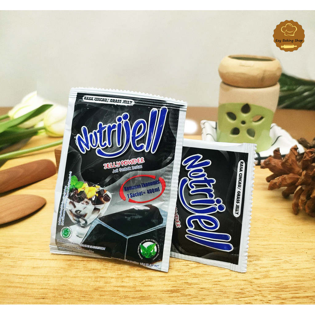 

HG Nutrijel Jelly Instant 10gr Rasa Cincau Cingcau Kemasan Ekonomis 1 Pack / 12 Sachet