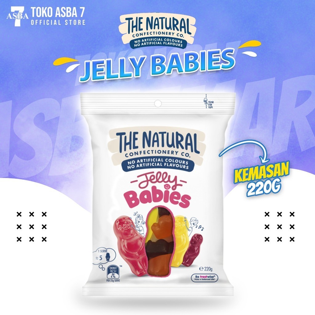 

THE NATURAL CONFECTIONERY CO JELLY BABIES 220G