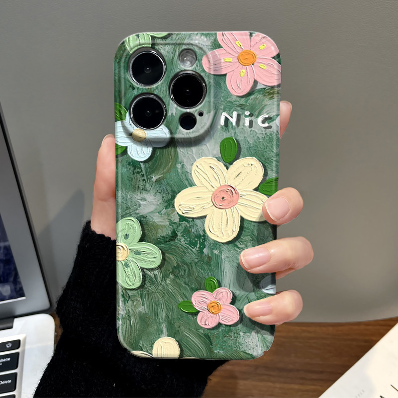 Bunga kecil yang bahagia softcase hard case infinix hot 11 play Case infinix hot 9 play casing infin