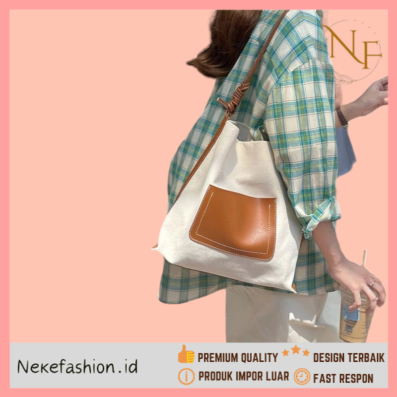 NEKE FASHION Premium Kualitas - Tas Bahu Wanita Tas Wanita Kantor Tas Cewek Kantor Tas Bahu Cewek Ta