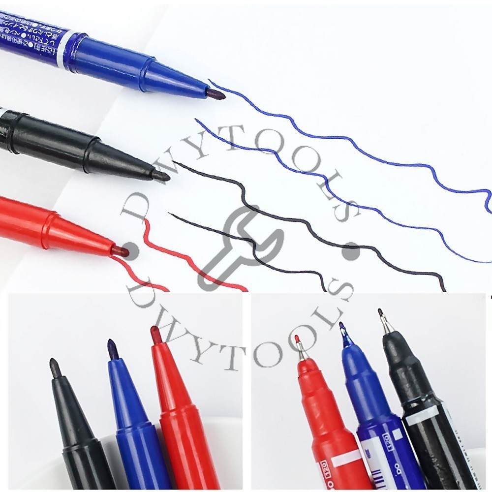 

Premium Spidol Permanen Double Tip Dual Head Marker DUA SISI OILY WATERPROOF IMPORT DUAL SIDE FINE ART MARKER DOBLE TIP UJUNG