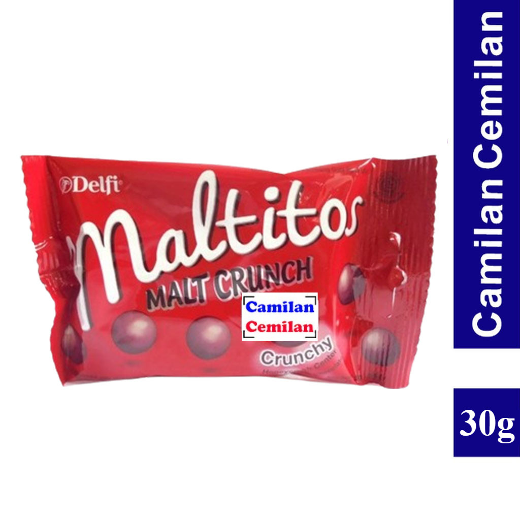 

Delfi Maltitos Malt Crunch Coklat isi Biscuit Susu 30 gr