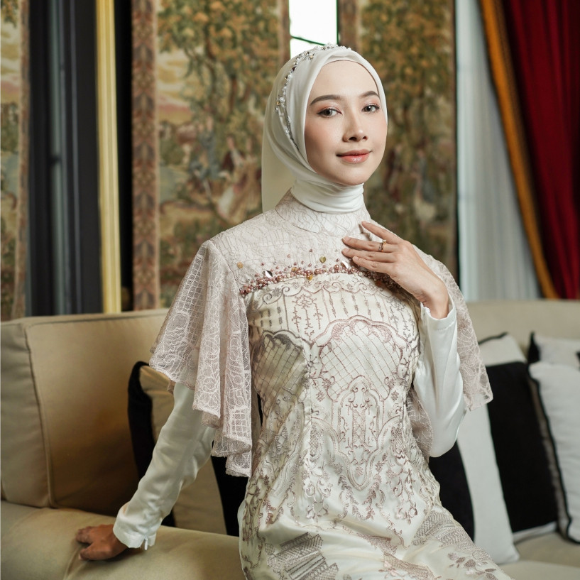 PROMO CUCI GUDANG LYF OFFICIAL - AVERY DRESS - A LINE - GAUN - PANJANG - RESEPSI PESTA LAMARAN - WAN