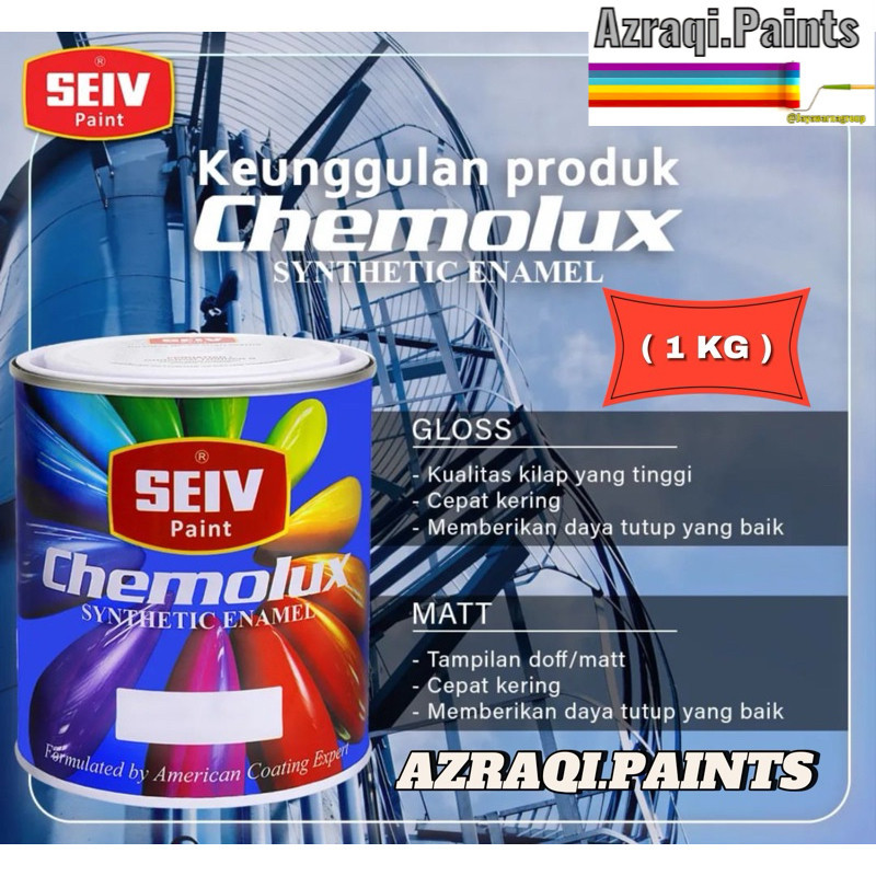 SEIV CHEMOLUX / CAT MINYAK KAYU & BESI ( 1 KG )