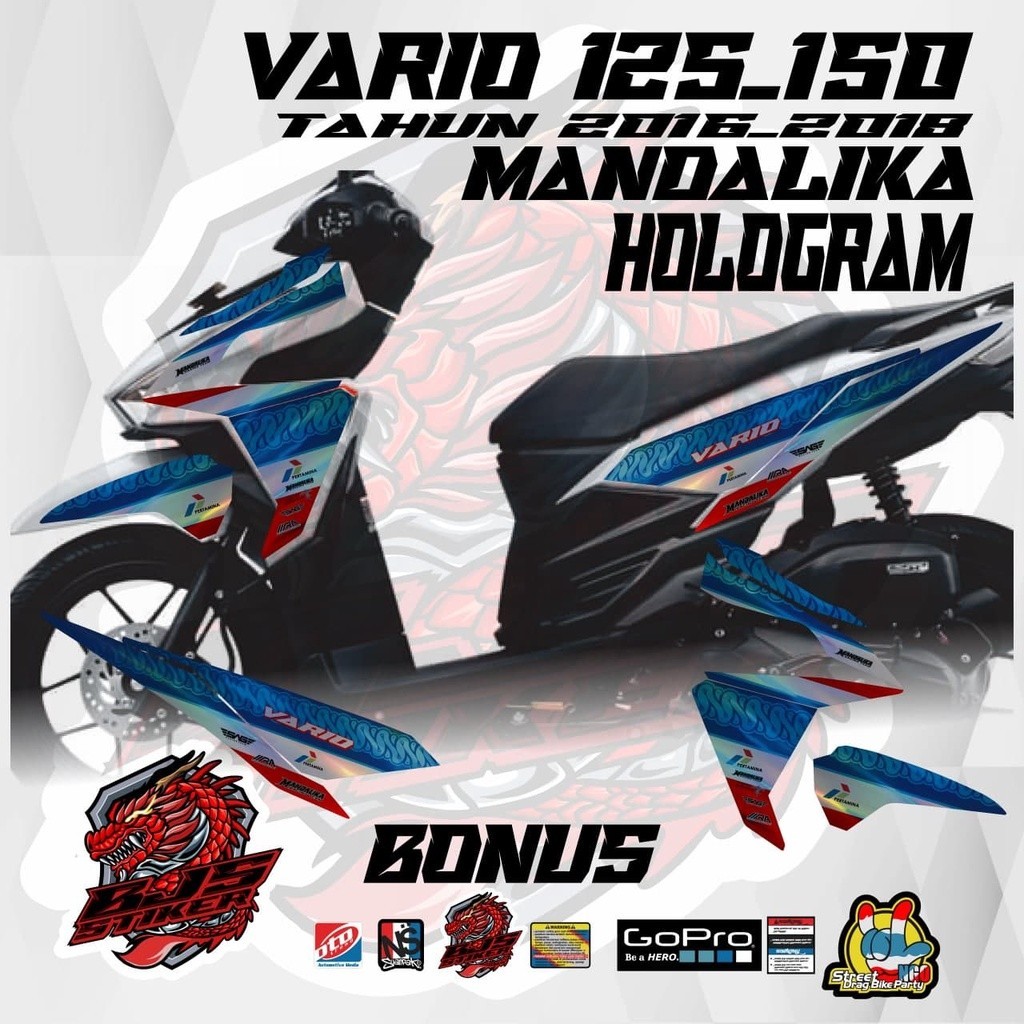striping vario 125 vario 150 - striping sticker stiker polet lis hologram HONDA VARIO 125 150 2015-2