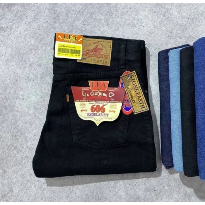 Celana Jeans Panjang Standar Pria Regular Fit - Biru  - Biru Muda, 29
