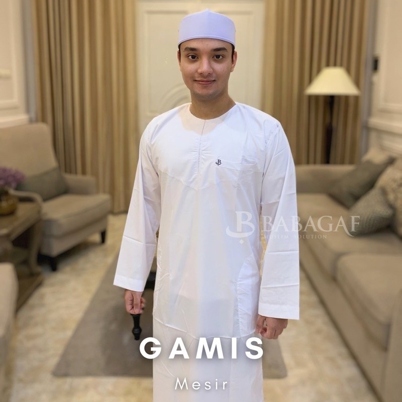 Gamis Mesir | Gamis Ikaf | Jubah Pria | Jubah Muslim Pria | Gamis Pria